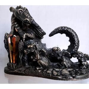 Myth & Magic Dragon Follow me Kids Tudor Mint Roger Gibbon WAPW Pewter #3151